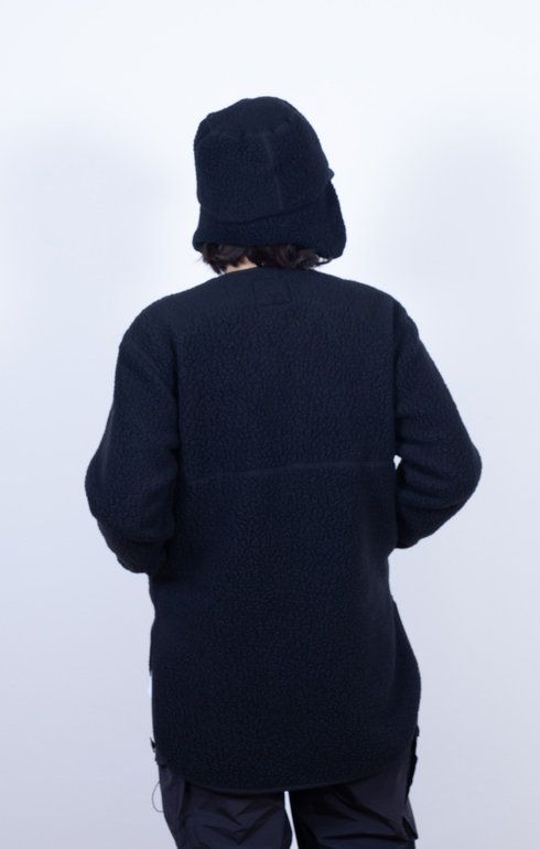Thermal Boa Fleece Pullover Black