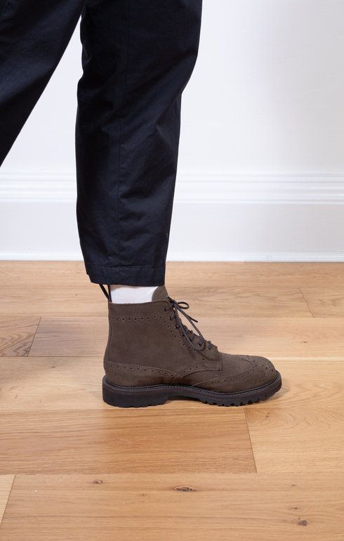 Stephy Brogue Boot Flint