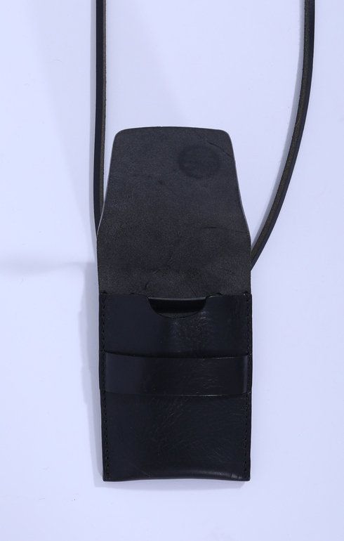 Chopper Pouch Leather Black