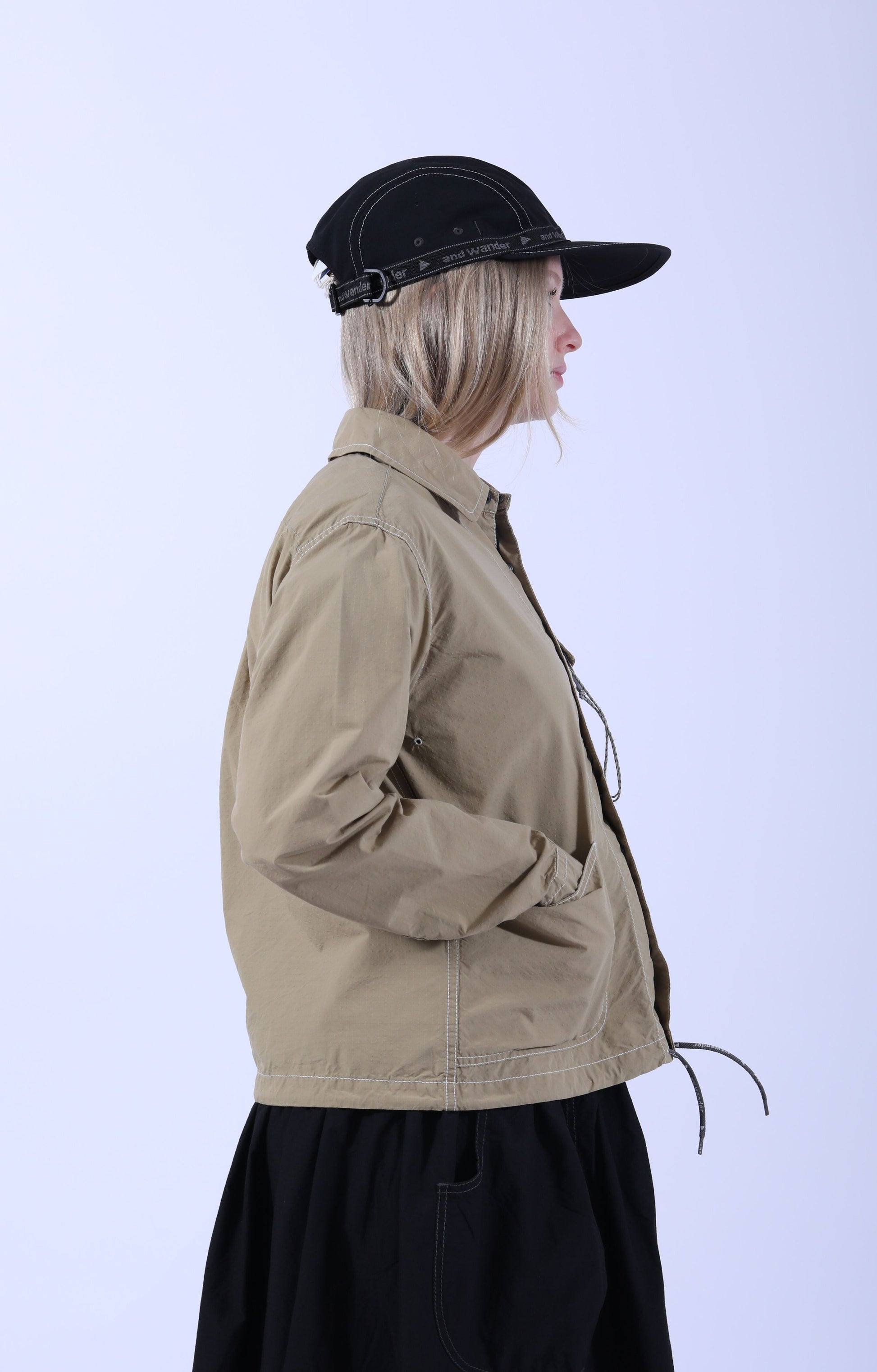 Cordura Rip Shirt Jacket Beige