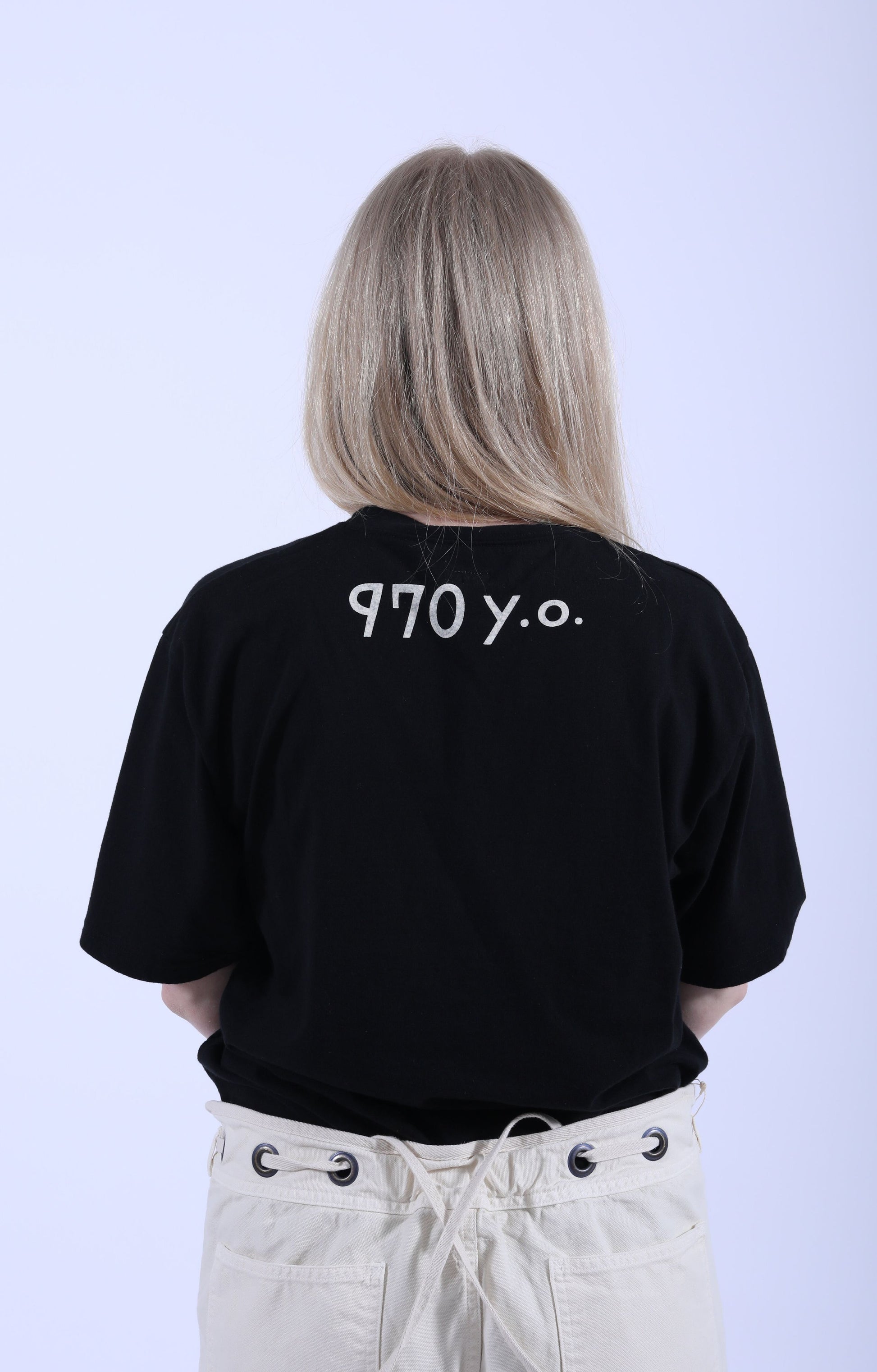 Jersey Crew T RAINBOWY TRUNK Black