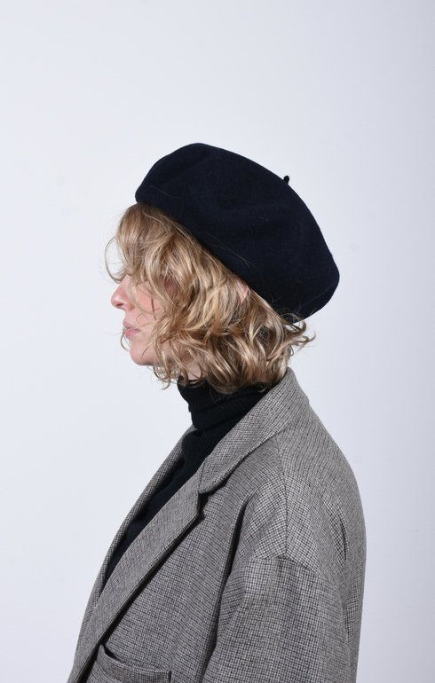 Basque Beret 10.5in Navy