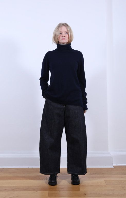 Winter Roll Neck Navy