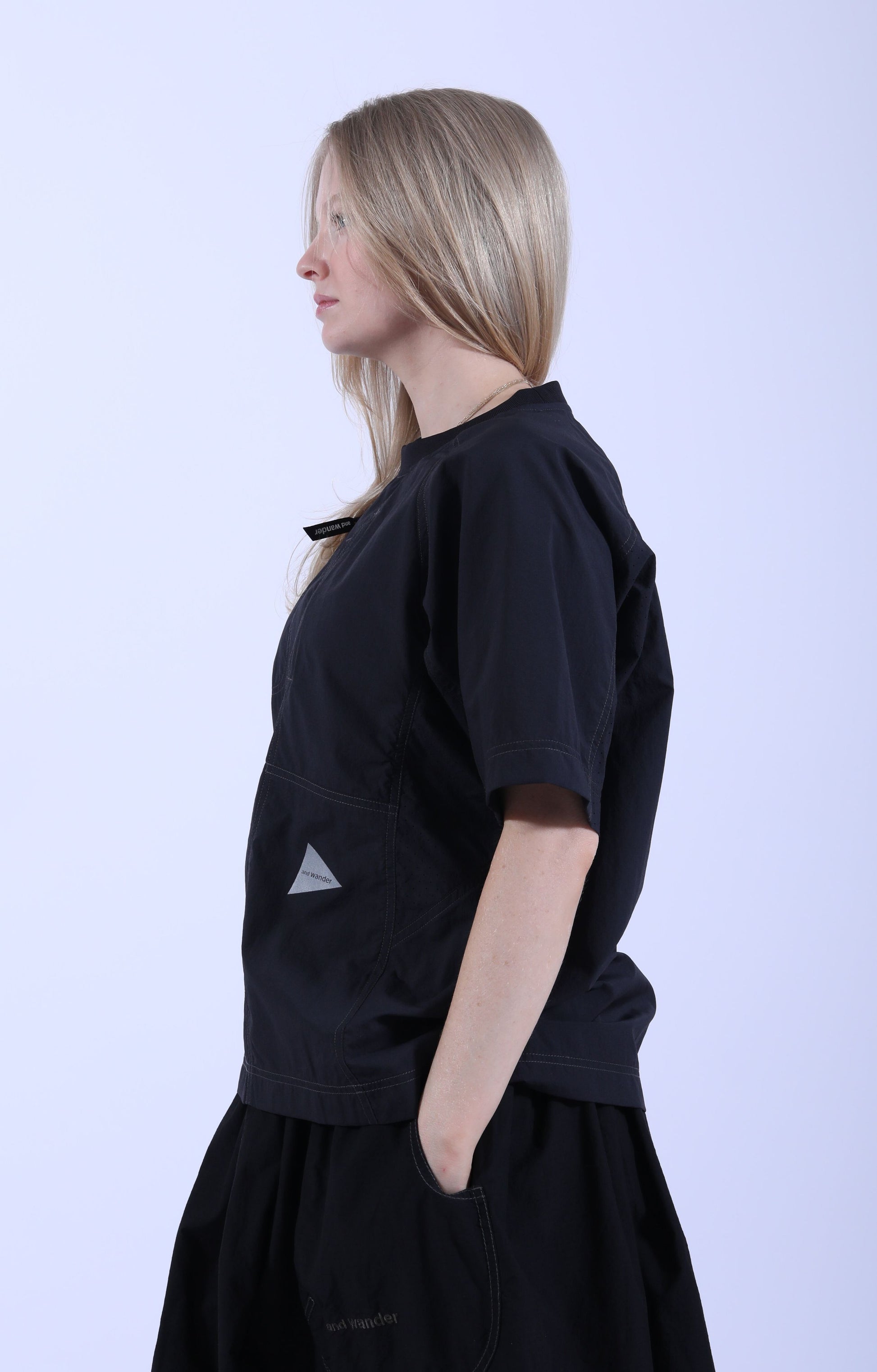 Stretch Ripstop Pullover Black