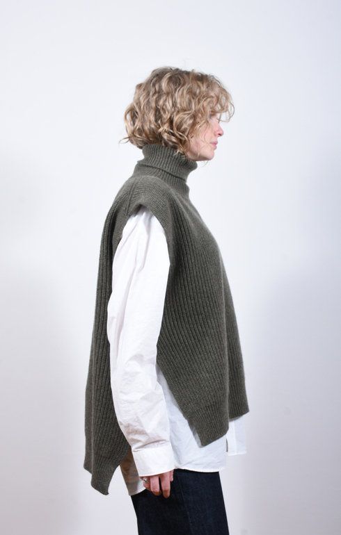 Meri Roll Neck Tabard Borneo