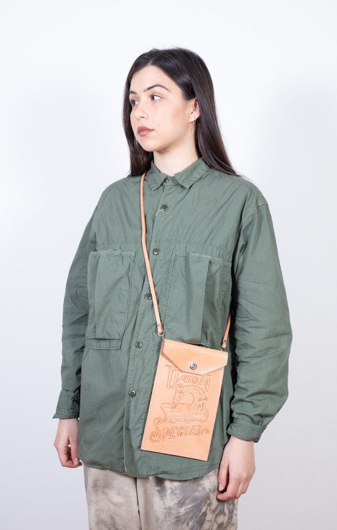 Hand Carved Leather Sacoche (Union Special)