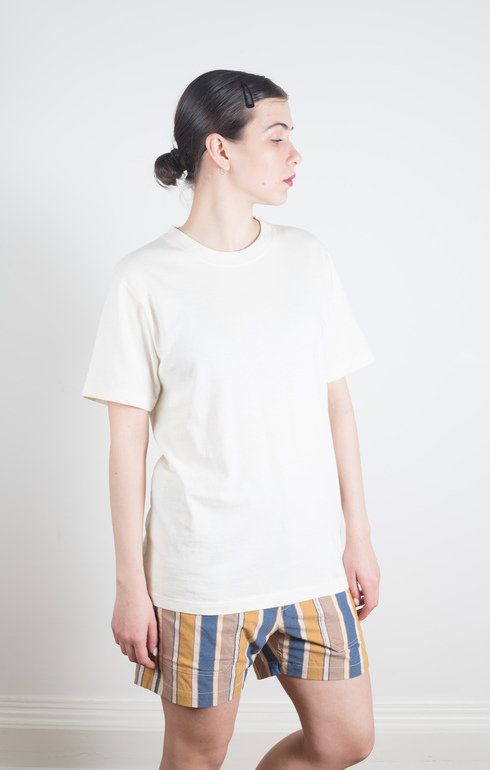 Crew Neck T-Shirt Natural