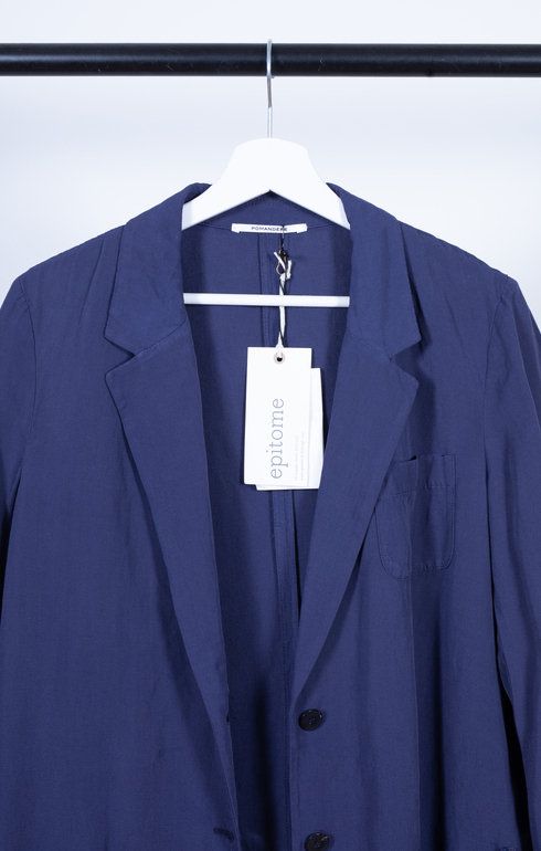 Relaxed Viscose Jacket Midnight