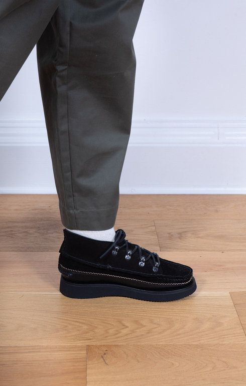 All Handsewn Tokyo DB Chukka BLK x BLK – Epitome of Edinburgh