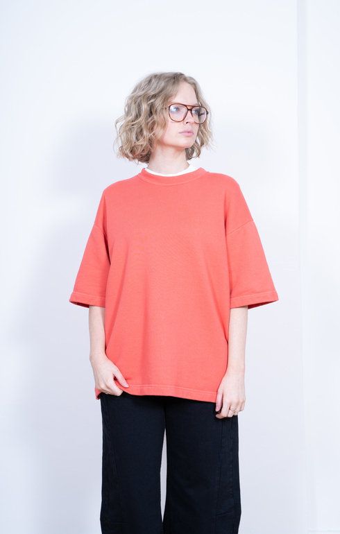 SS Crew Big Tee 8oz Raspberry