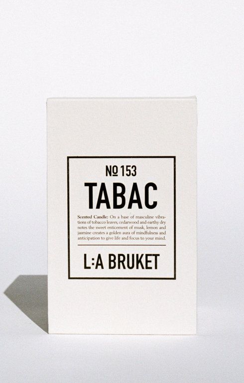 No.153 Scented Candle - Tabac