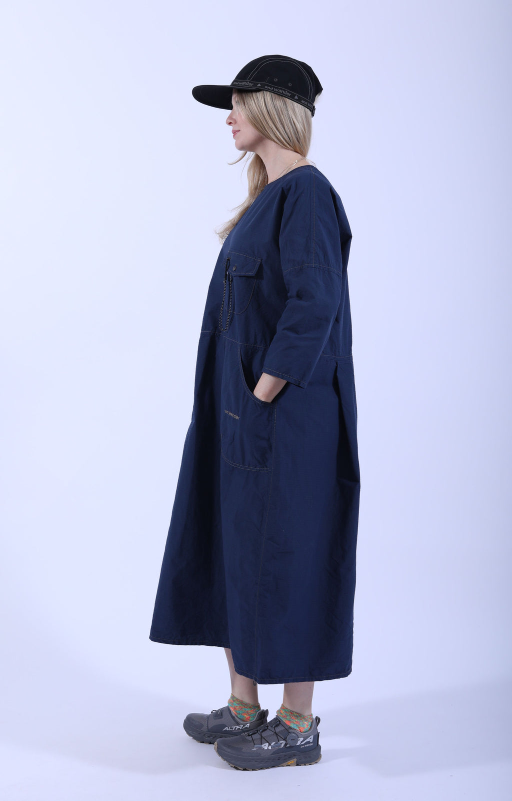 Cordura Rip Dress Blue