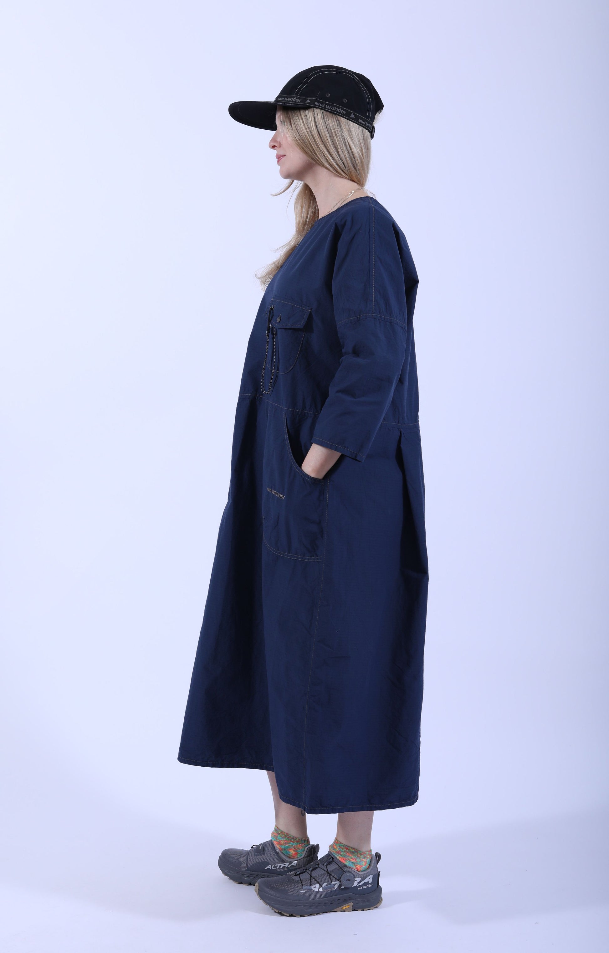 Cordura Rip Dress Blue