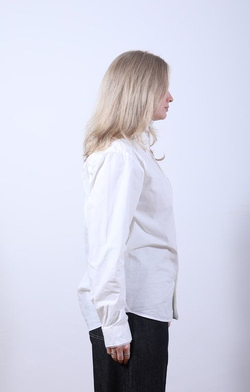 GB Unisex Shirt Poplin White