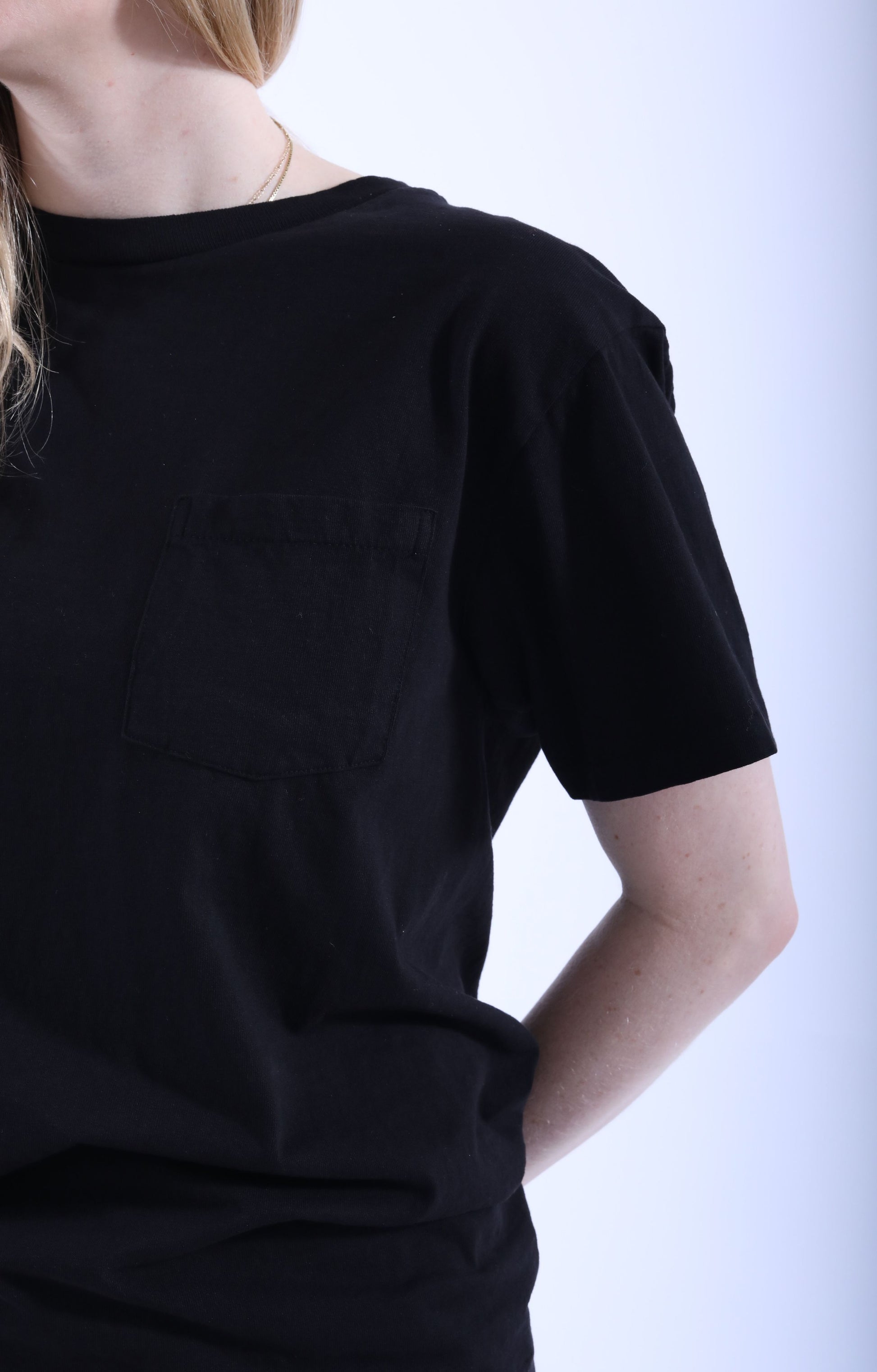 1Pac S/S Tee w/ Pocket Black