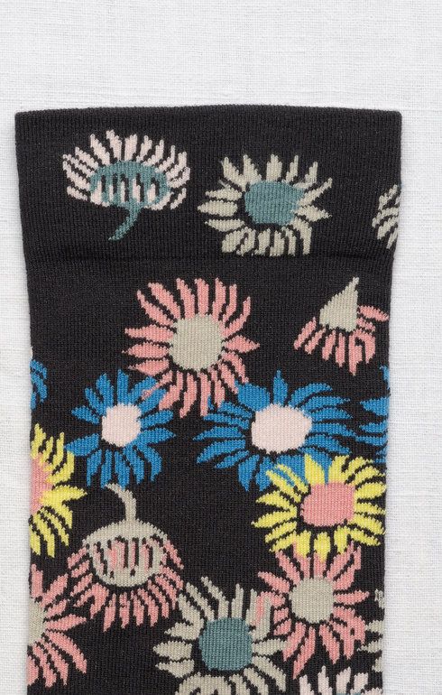 Chaussette Tournesol Ardoise