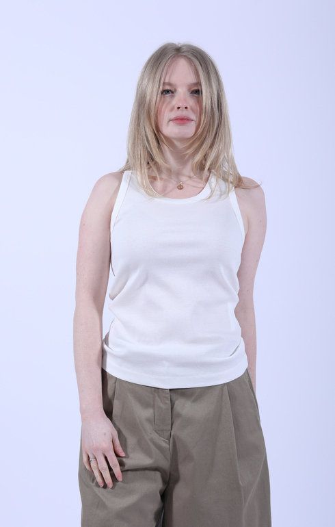 Rib Tank Off White