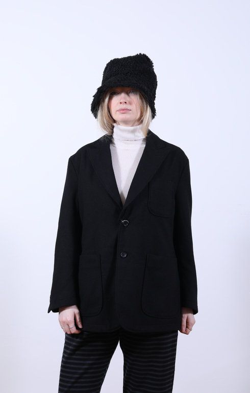 Trans Jacket Flannel Black