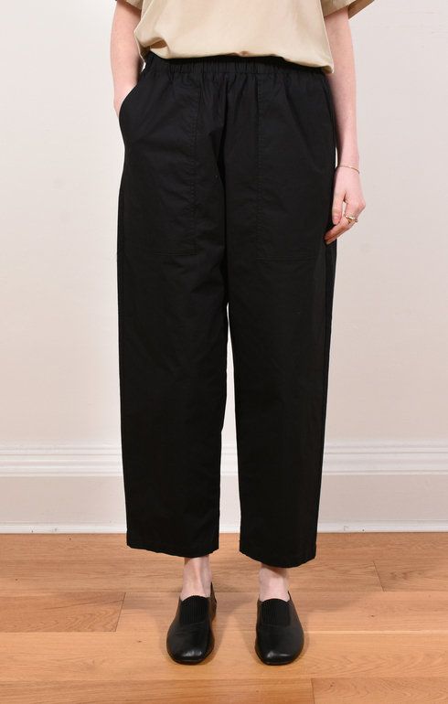 Trousers Gonghi Vion Nero