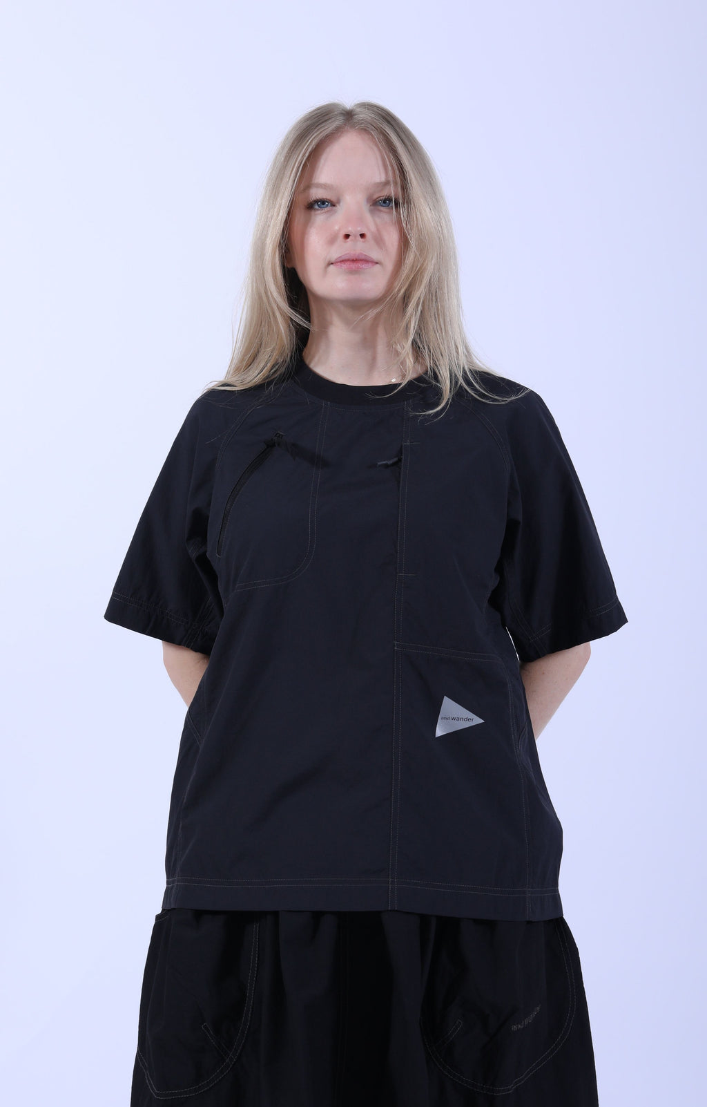 Stretch Ripstop Pullover Black