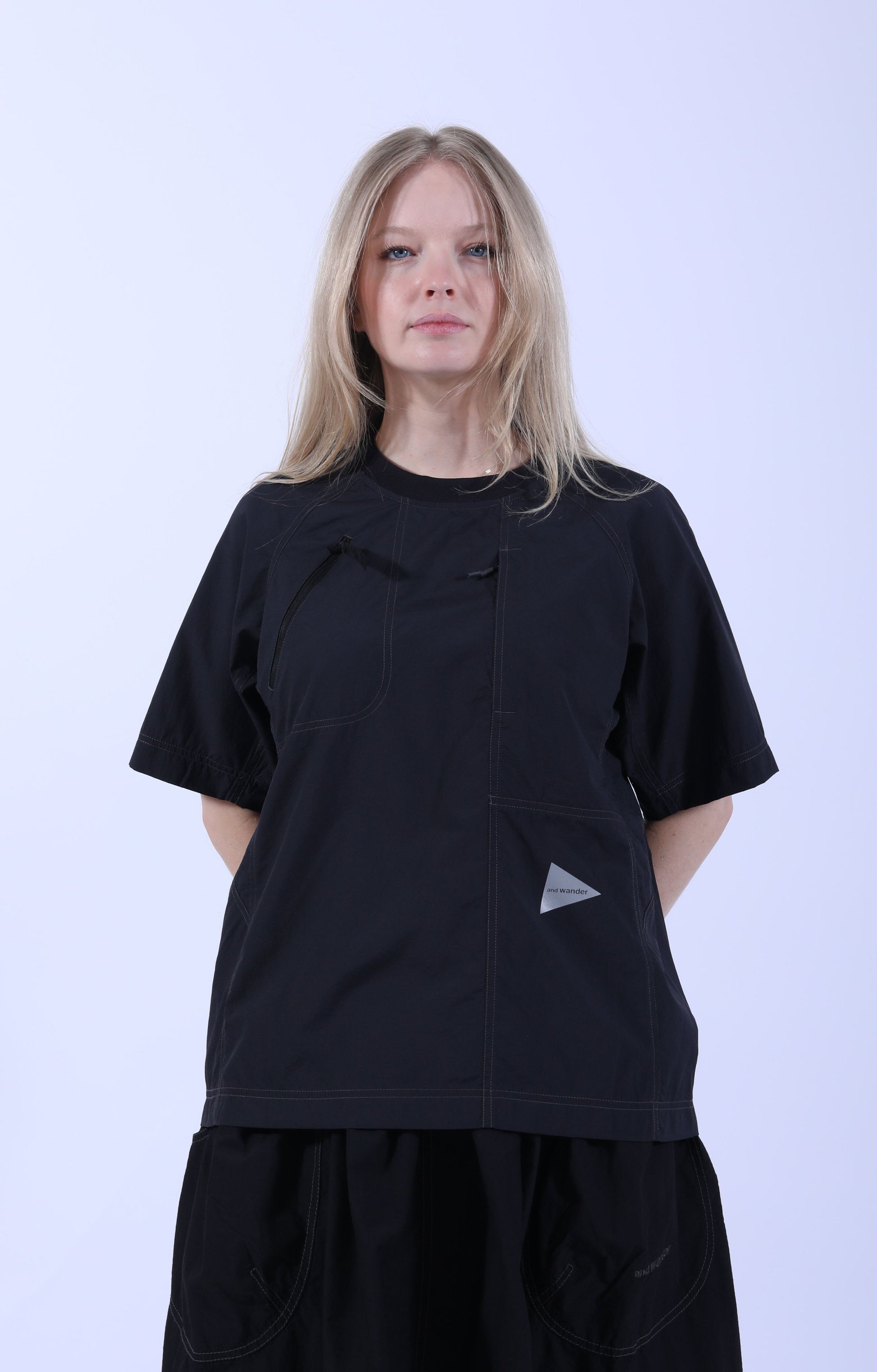 Stretch Ripstop Pullover Black