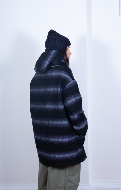 Pullover Parka - Black Gradation Jacquard