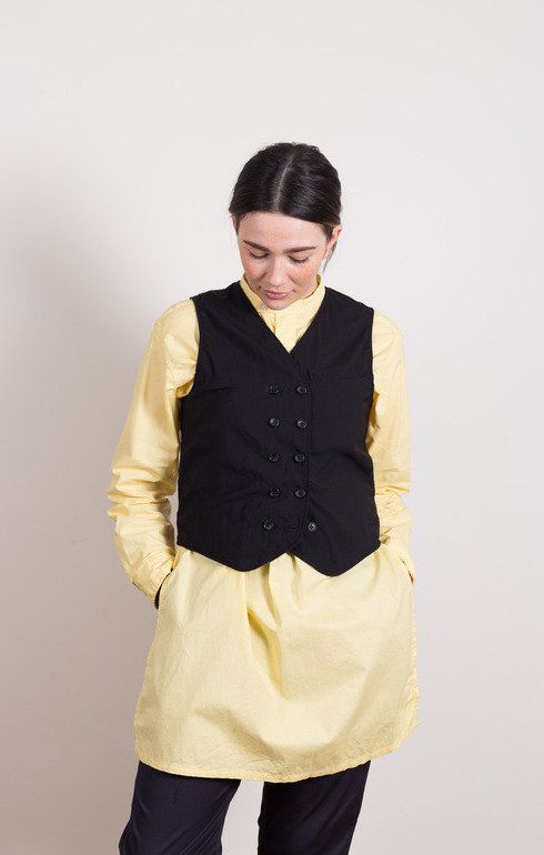 Reversible Vest Black Tropical