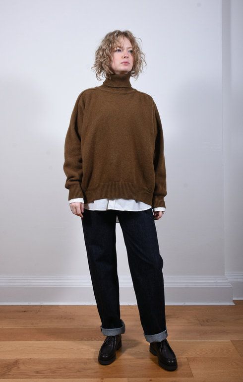 Meri Saddle Jumper Corteccia