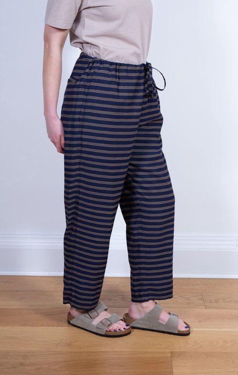 Drawstring Pants Navy