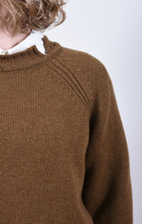Meri Raglan Crew Corteccia