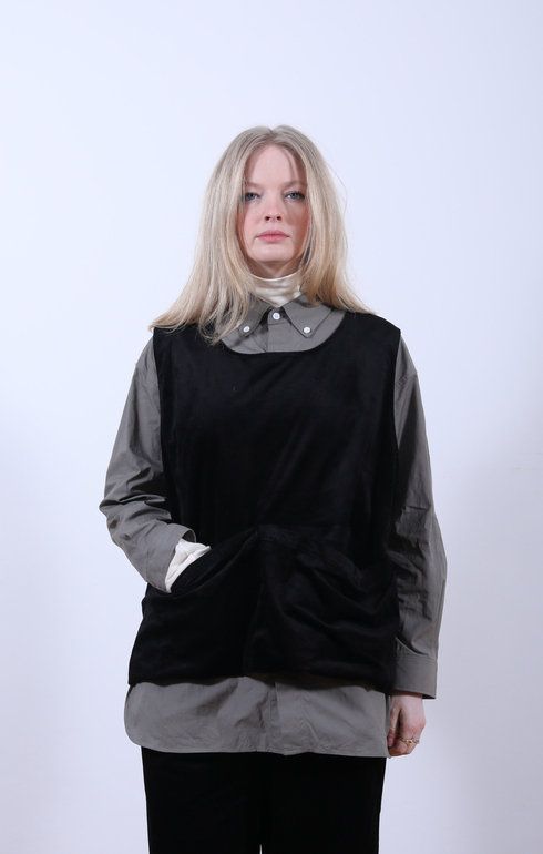 Back Cross Work Vest Mightnight