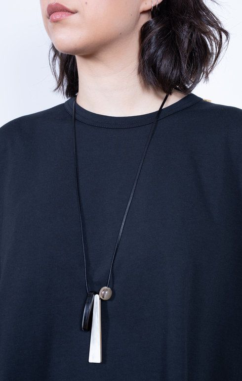 Necklace Horn 3 Part Clic Pendant