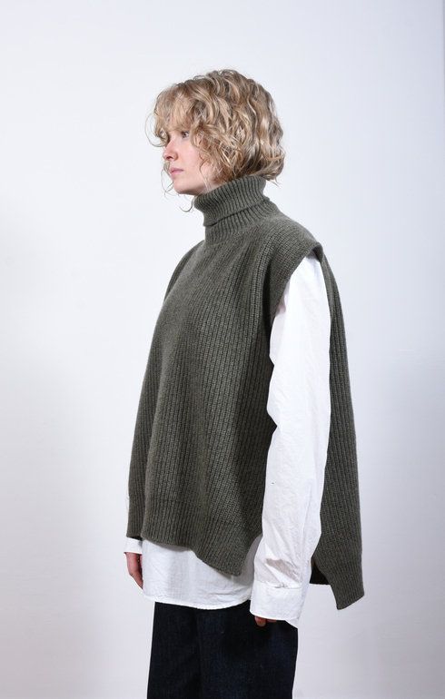 Meri Roll Neck Tabard Borneo