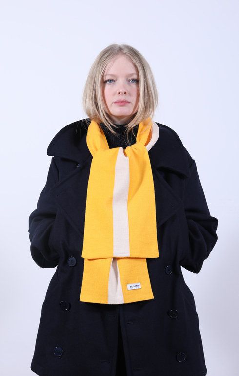 School Boy Muffler Scarf Yellow