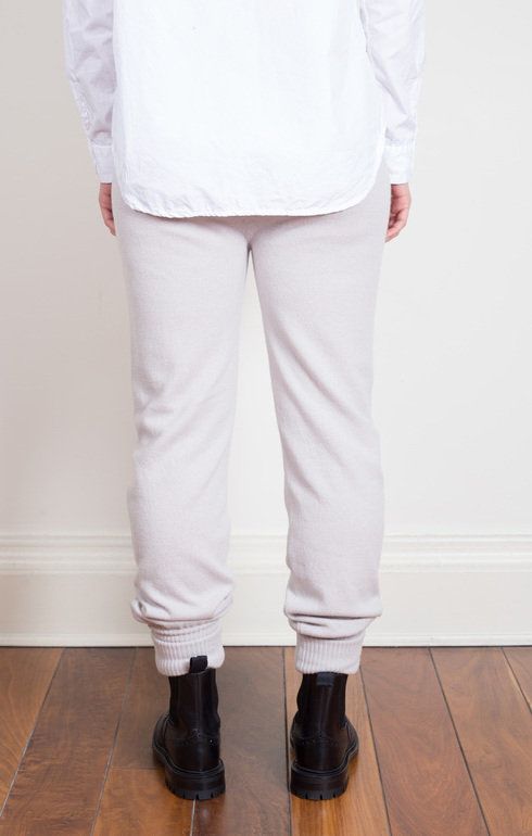 Cashmere Drawstring Pants Snow