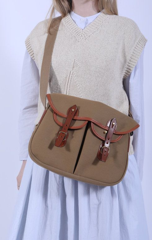 Ariel Trout Shoulder Bag Khaki/New Tan (S)