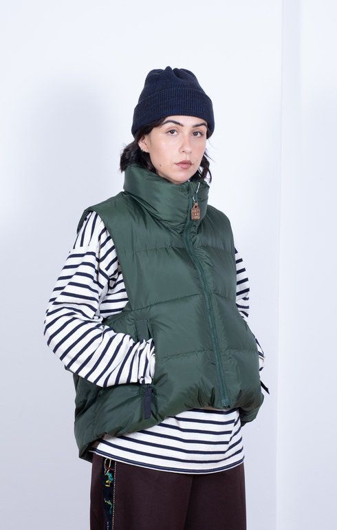 Ripstop Ny Down BURGER-KEEL Vest Khaki