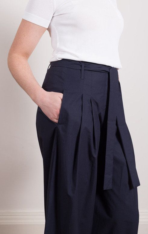 Dtappet Trousers Midnight Blue