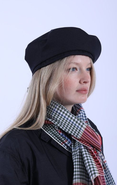 Beret Tropical Wool D. Navy