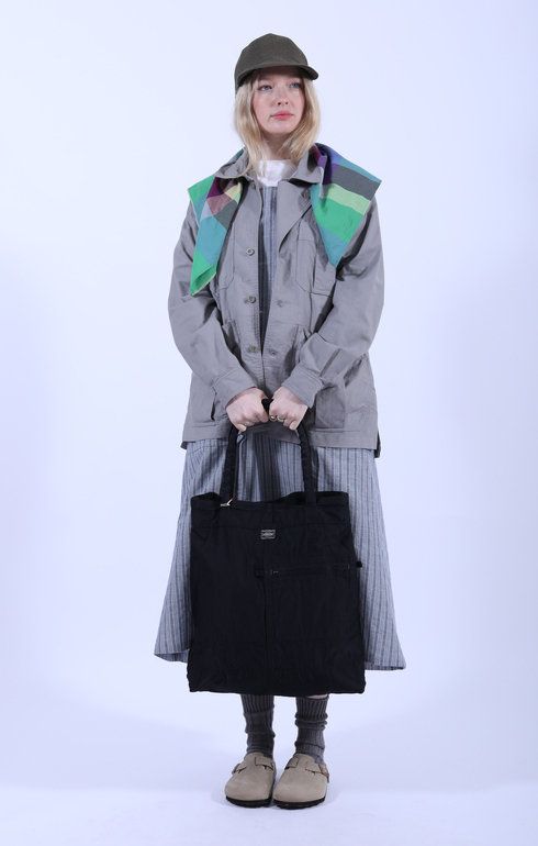 Foldable Apron Dress Blue