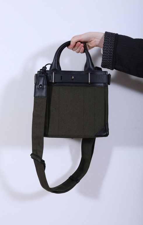 Fork 2Way Tote Bag Olive (S)