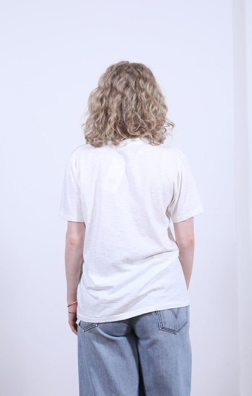 Rolled S/S Regular Tee White