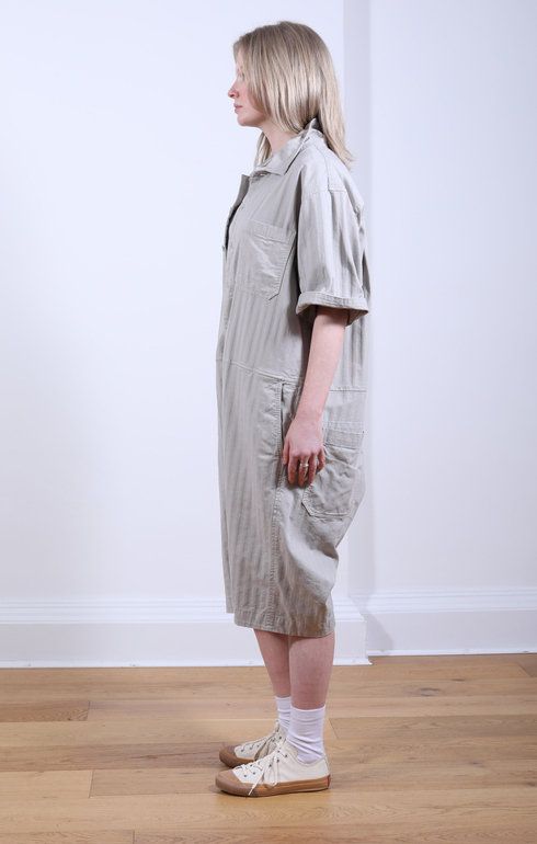 Half Sleeve & Shorts All-In-One Grey/Beige