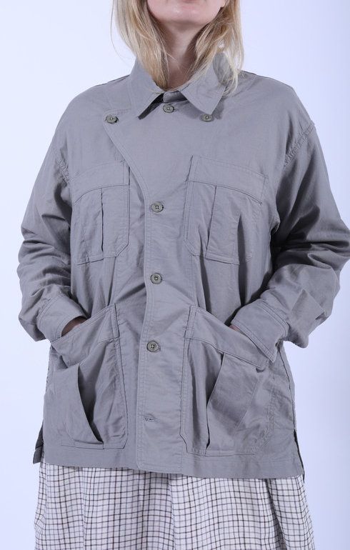 Military Shirt Jacket Gray