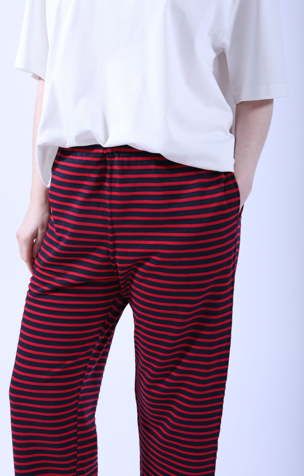 STK Pant Red/Navy Stripe
