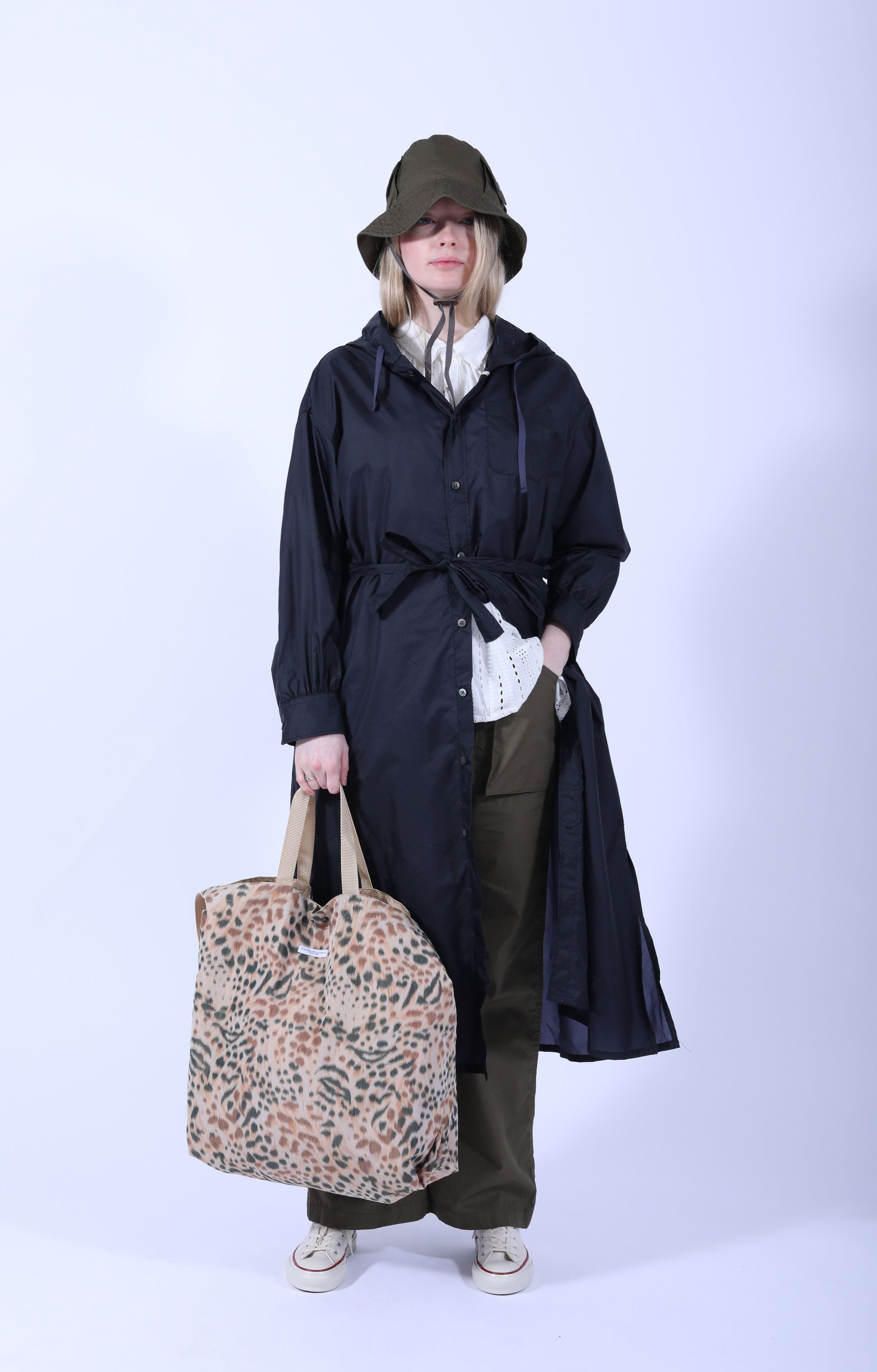 Hooded DB Dress Dark Navy