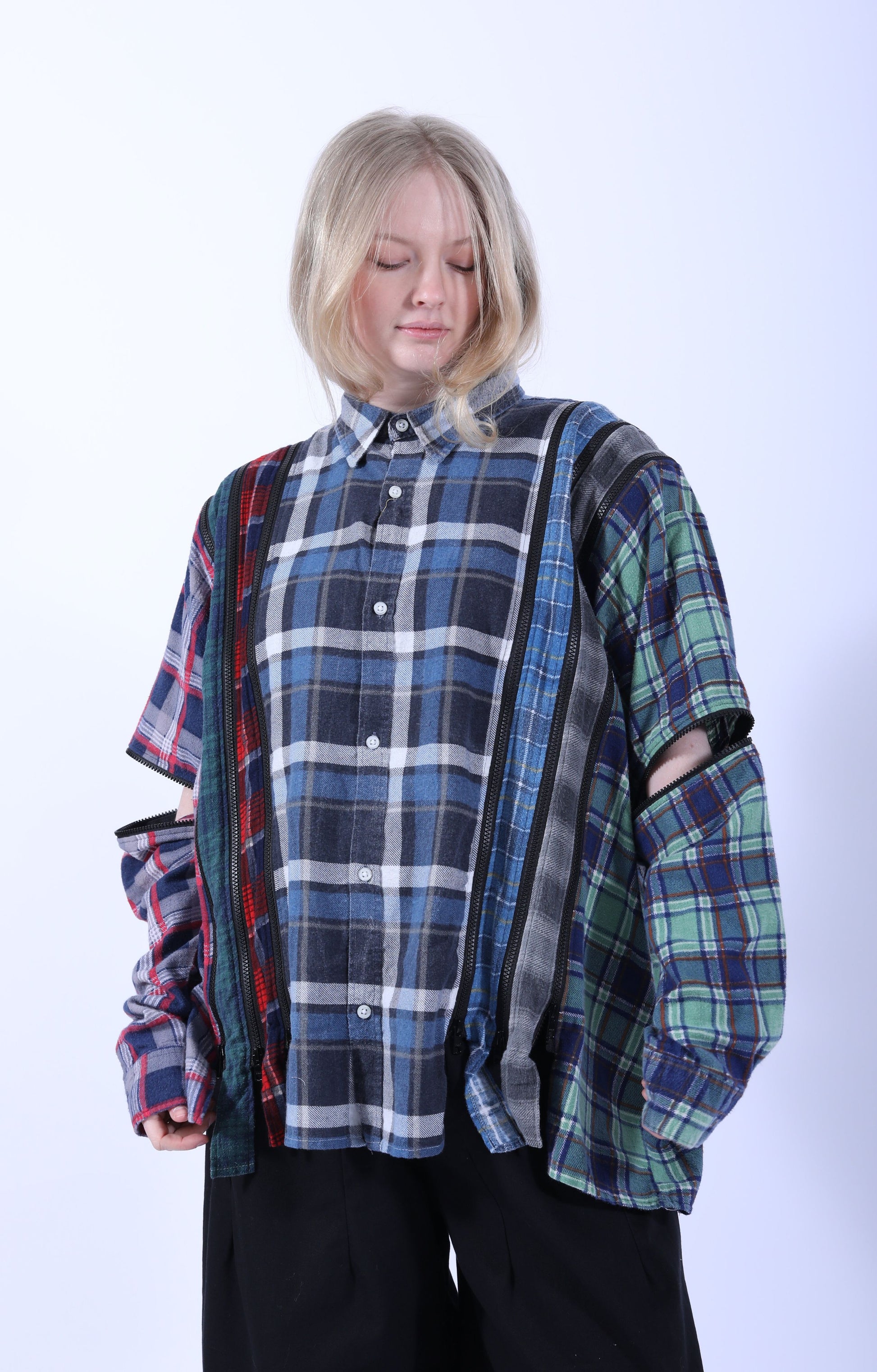 Rebuild By Needles Flannel Shirt Zips #1