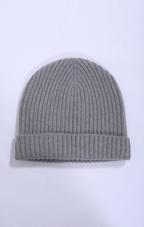 Cashmere Rib Beanie Cloud