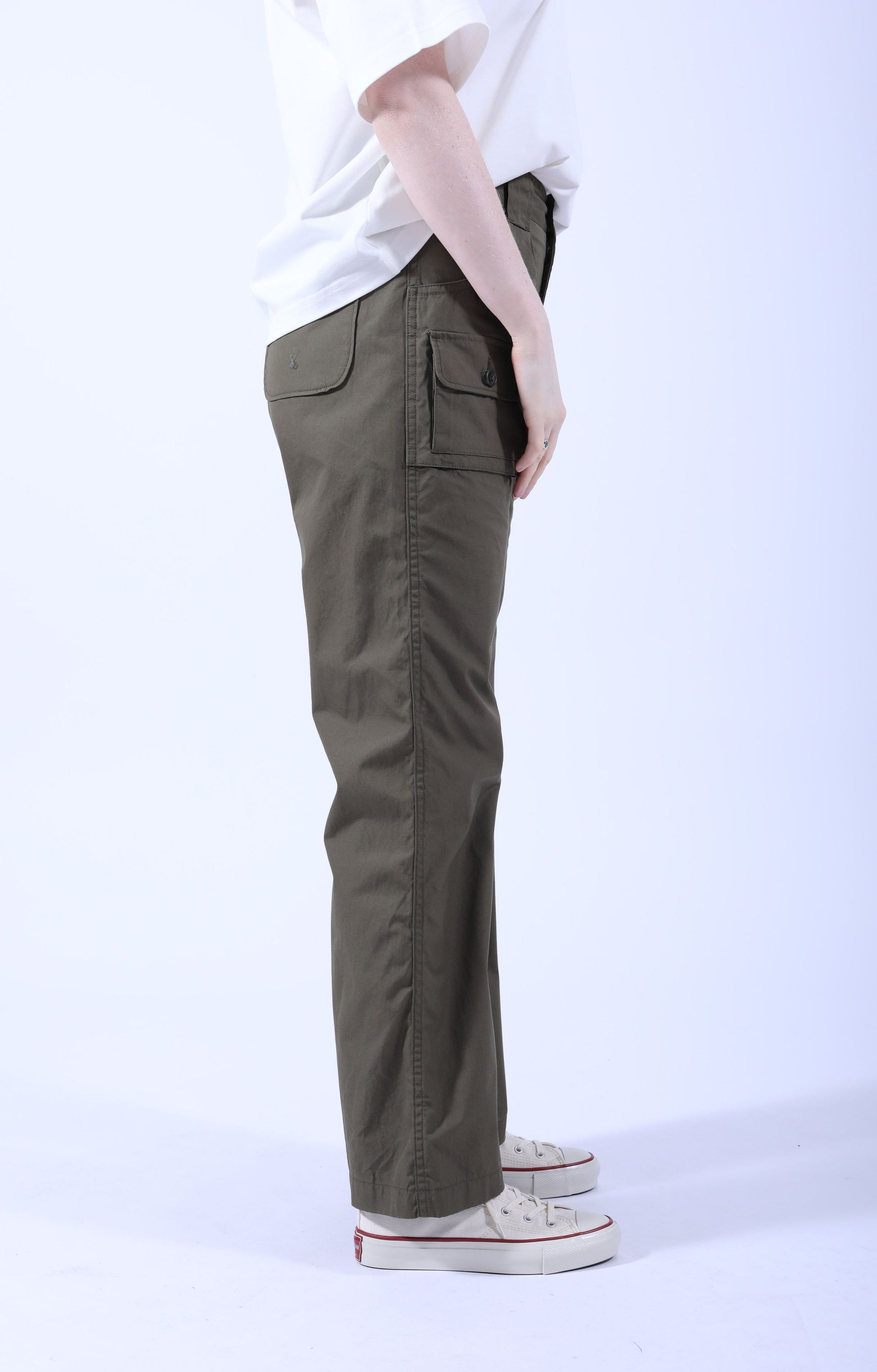 5P Pant Olive Cotton