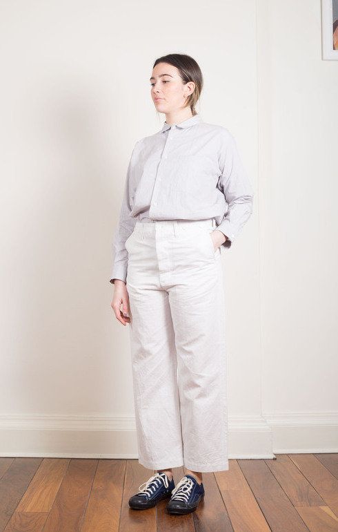 Waist Overalls Dusty White